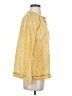 Talbots 100% Cotton Yellow Long Sleeve Blouse Size S - photo 4