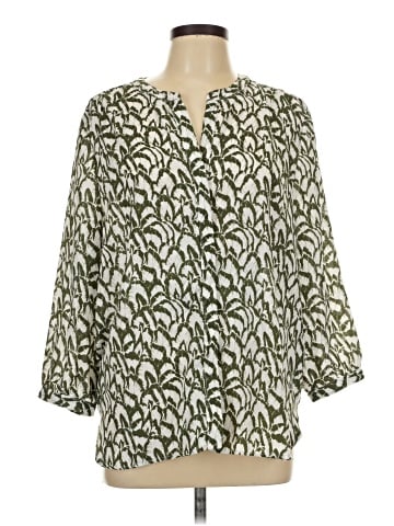 Jachs Girlfriend 3/4 Sleeve Blouse (view 1)