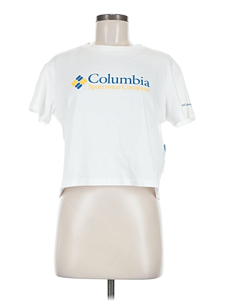 Columbia Short Sleeve T-shirt In White