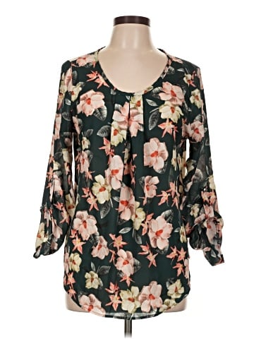 Papermoon 3/4 Sleeve Blouse (view 1)