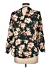 Papermoon 100% Polyester Floral Black 3/4 Sleeve Blouse Size L - photo 2