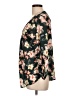 Papermoon 100% Polyester Floral Black 3/4 Sleeve Blouse Size L - photo 5