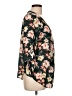 Papermoon 100% Polyester Floral Black 3/4 Sleeve Blouse Size L - photo 4