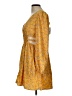 Forever 21 100% Polyester Paisley Yellow Casual Dress Size L - photo 5