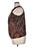 Unbranded 100% Polyester Paisley Black Sleeveless Blouse Size XL - photo 5