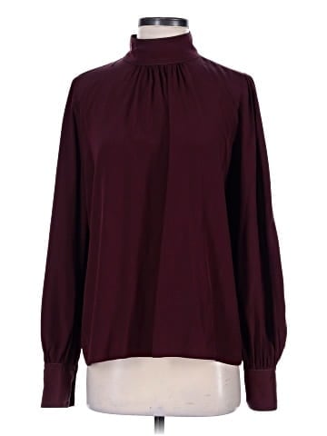 Marc Jacobs Long Sleeve Silk Top (view 1)