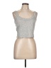 River Island Silver Sleeveless Top Size L - photo 1