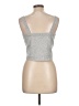 River Island Silver Sleeveless Top Size L - photo 2
