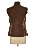 Live A Little 100% Polyester Brown Vest Size L - photo 2