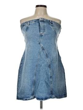 navy strapless dress Shelbie