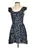 BCBGeneration 100% Rayon Print Blue Casual Dress Size 2 - photo 1