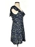BCBGeneration 100% Rayon Print Blue Casual Dress Size 2 - photo 4