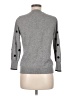 J.Crew 100% Cashmere Polka Dots Gray Cashmere Pullover Sweater Size M - photo 2