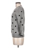 J.Crew 100% Cashmere Polka Dots Gray Cashmere Pullover Sweater Size M - photo 5
