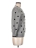 J.Crew 100% Cashmere Polka Dots Gray Cashmere Pullover Sweater Size M - photo 4