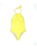 Unbranded Solid Yellow One Piece Swimsuit Size L - photo 1
