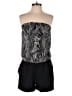 Express 100% Polyester Paisley Black Romper Size S - photo 1