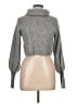 Vintage 1 Metallic Gray Turtleneck Sweater Size M - photo 1