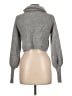 Vintage 1 Metallic Gray Turtleneck Sweater Size M - photo 2