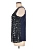 Always Indigo 100% Polyester Black Sleeveless Blouse Size L - photo 5