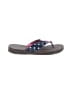 Unbranded Purple Brown Flip Flops Size 10 - photo 1