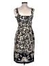 Max Mara 100% Silk Paisley Black Cocktail Dress Size 6 - photo 2