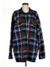 Gap Plaid Blue Fleece Size M - photo 1