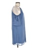Naked Zebra 100% Polyester Blue Sleeveless Top Size M - photo 4