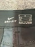 Nike 100% Polyester Solid Black Shorts Size 8 - photo 3