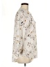 Angvns Print Ivory Long Sleeve Blouse Size M - photo 4