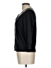 Halogen Solid Gray Black Cardigan Size Lg Petite - photo 5