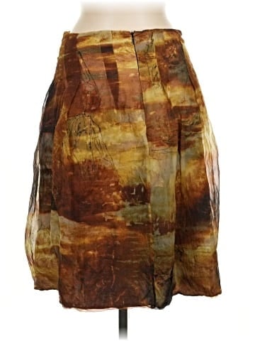 Gary Graham Silk Skirt (view 2)