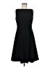 Talbots 100% Polyester Solid Black Cocktail Dress Size 6 - photo 1