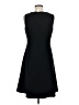 Talbots 100% Polyester Solid Black Cocktail Dress Size 6 - photo 2