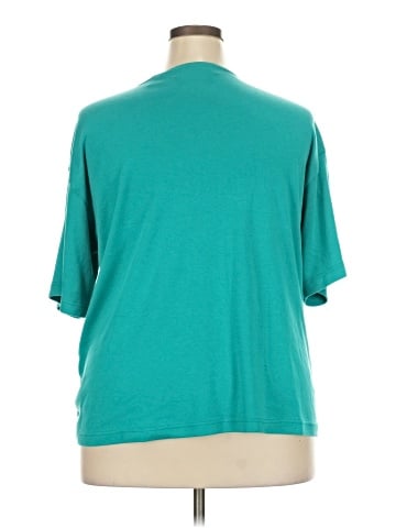 Karen Scott Short Sleeve Henley (view 2)