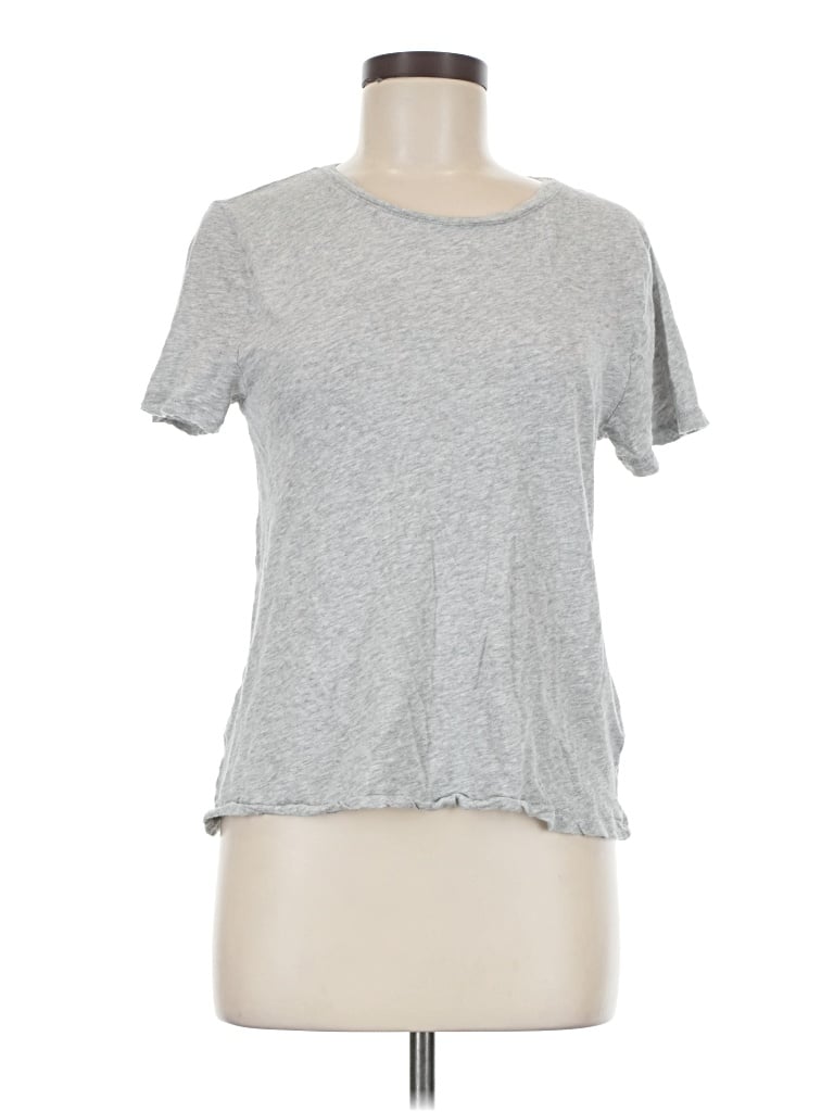 Pre-owned Jcrew Short Sleeve T-shirt In Gray
