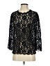 Assorted Brands Black 3/4 Sleeve Top Size S - photo 1
