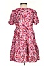 Shein 100% Polyester Floral Pink Casual Dress Size 4 - photo 2