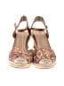 Unbranded Paisley Tan Pink Wedges Size EU 37 - photo 2