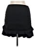 Unbranded Solid Black Casual Skirt Size M - photo 2