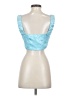 Princess Polly Blue Sleeveless Blouse Size 4 - photo 2