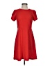 Ann Taylor LOFT 100% Polyester Solid Red Casual Dress Size 0 - photo 1