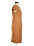 Neiman Marcus 100% Silk Solid Tan Casual Dress Size 8 - photo 4