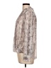 INC International Concepts 100% Polyester Animal Print Silver Long Sleeve Blouse Size 12 - photo 5