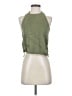Pull&Bear 100% Lyocell Green Sleeveless Blouse Size S - photo 1