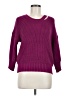 Ellison 100% Acrylic Solid Purple Pullover Sweater Size M - photo 1
