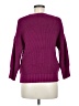 Ellison 100% Acrylic Solid Purple Pullover Sweater Size M - photo 2