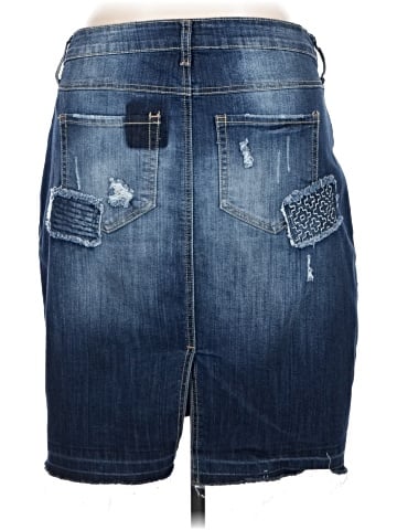 C established 1946 Denim Skirt (view 2)