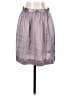 Tara Jarmon 100% Silk Solid Gray Purple Silk Skirt Size 6 - photo 1