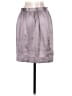 Tara Jarmon 100% Silk Solid Gray Purple Silk Skirt Size 6 - photo 2